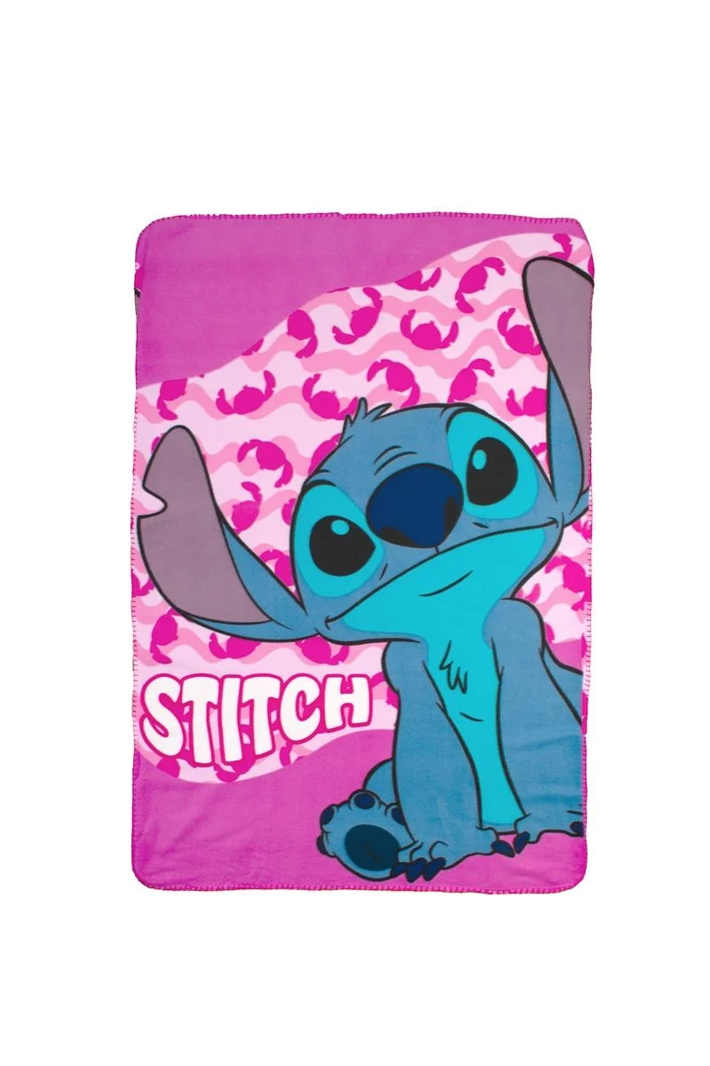 Φωτογραφία προϊόντος: DIMcol Κουβέρτα Fleece Disney Home Stitch 28 100X140 Pink 100% Polyester