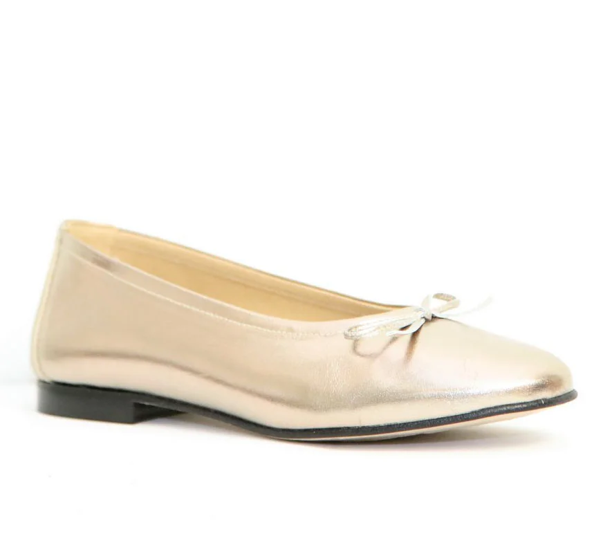 Φωτογραφία προϊόντος: Viguera Shoes Viguera 5216 Γυναικείες Μπαλαρίνες από Δέρμα σε Μπρονζέ - χρυσό μεταλλικό χρώμα