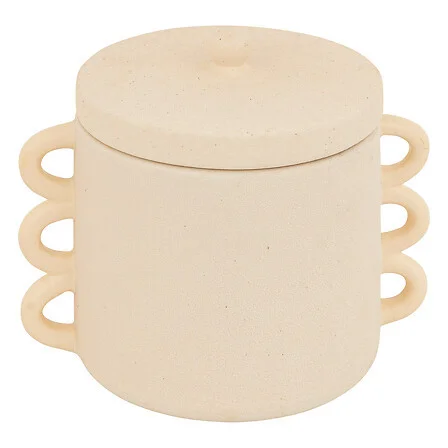 Φωτογραφία προϊόντος: Atmosphera Δοχείο Κεραμικό Bli Crmc Light Beige 16cm