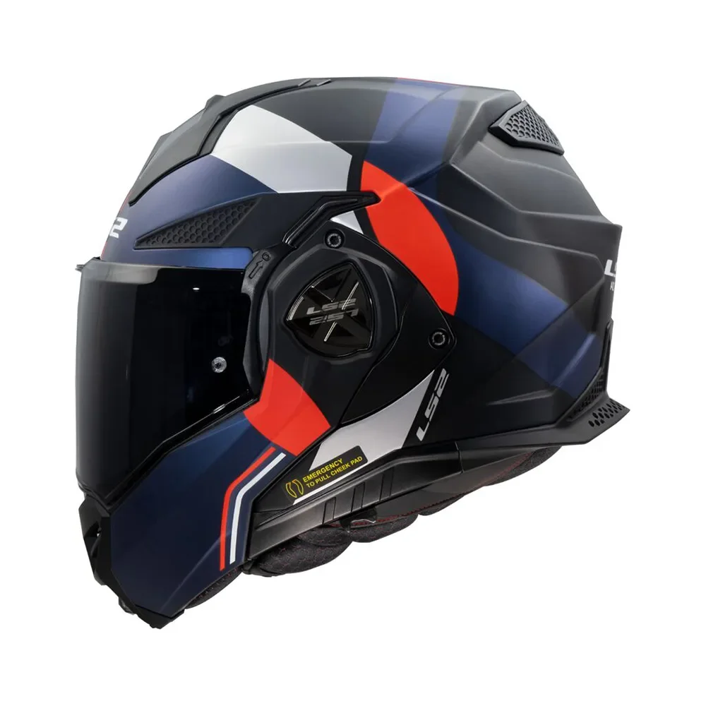 Φωτογραφία προϊόντος: ΚΡΑΝΟΣ MODULAR FF901 ADVANT X ULTRA MATT BLUE RED ECE 22.06 | LS2