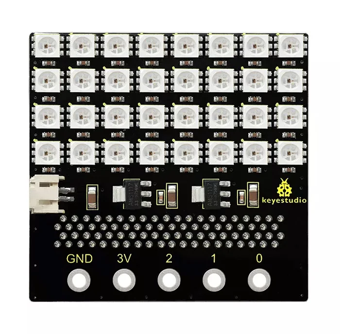 Φωτογραφία προϊόντος: KEYESTUDIO SK6812 4x8 LED dot matrix shield KS0315 για Micro:bit