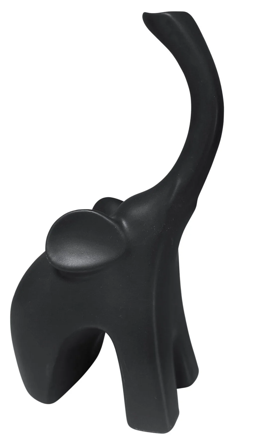 Φωτογραφία προϊόντος: HOME FASHION ACCESSORIES HFA Διακοσμητική Φιγούρα Ελέφαντας Κεραμικός Mignon Black Matte 18cm