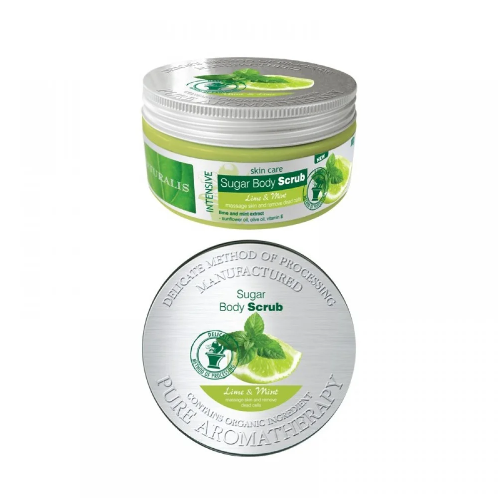 Φωτογραφία προϊόντος: NATURALIS SCRUB ΣΩΜΑΤΟΣ ΜΕ LIME-MINT 300g