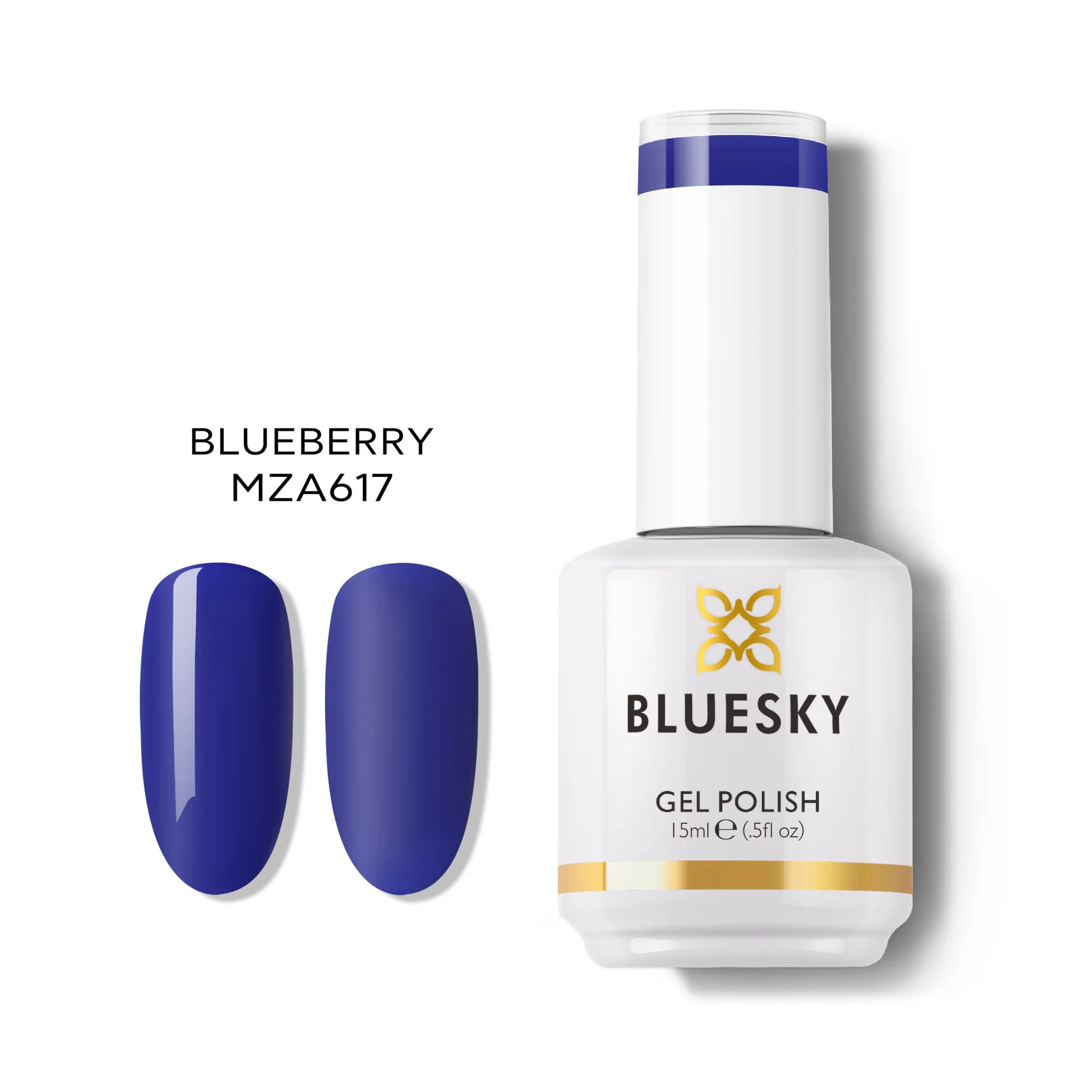 Φωτογραφία προϊόντος: Bluesky Hμιμόνιμο Bερνίκι BLUEBERRY MZA617 (ΜΠΛΕ ΜΩΒ) 15ml