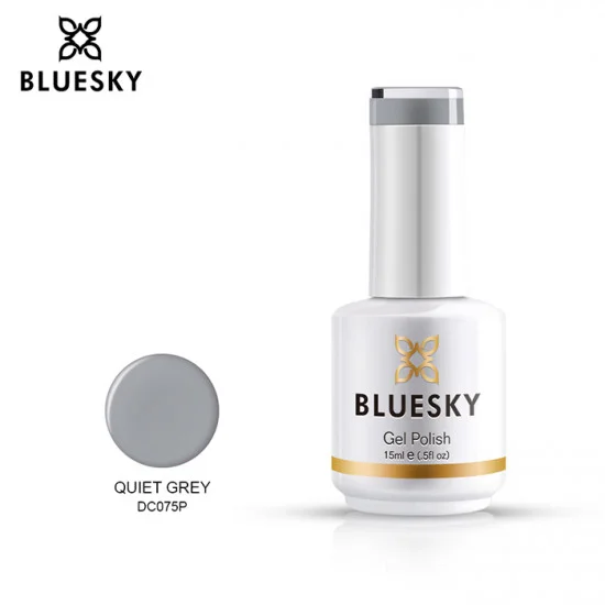 Φωτογραφία προϊόντος: Bluesky Hμιμόνιμο Bερνίκι DC075P Quiet Grey 15ml
