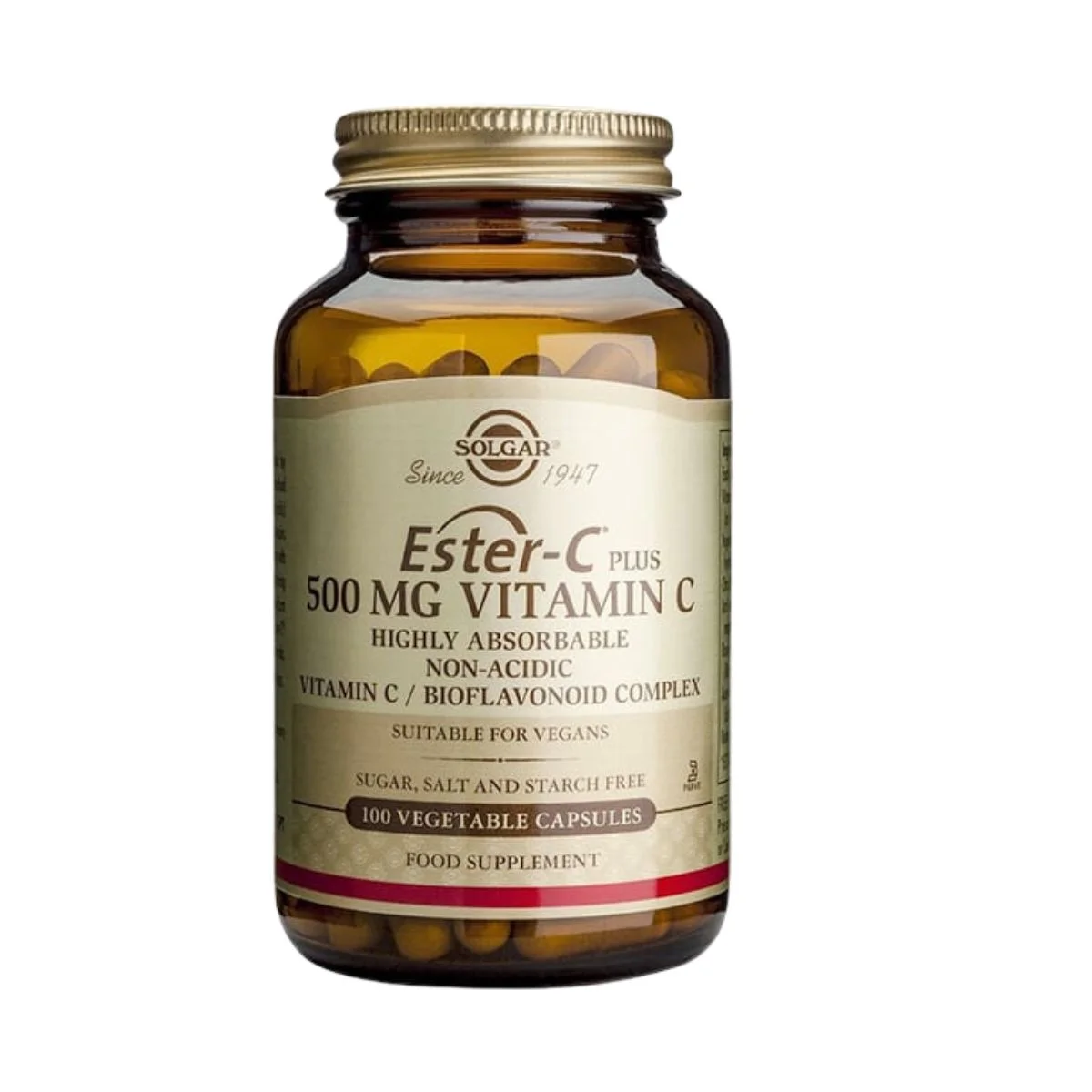 Φωτογραφία προϊόντος: Solgar,Solgar Vitamins Solgar Ester-C Plus 500mg Vitamin C 100veg.caps