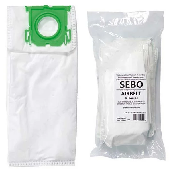 Φωτογραφία προϊόντος: Unibags 3976 10τμχ | Σακούλες Σκούπας SEBO AIRBELT Microfiber