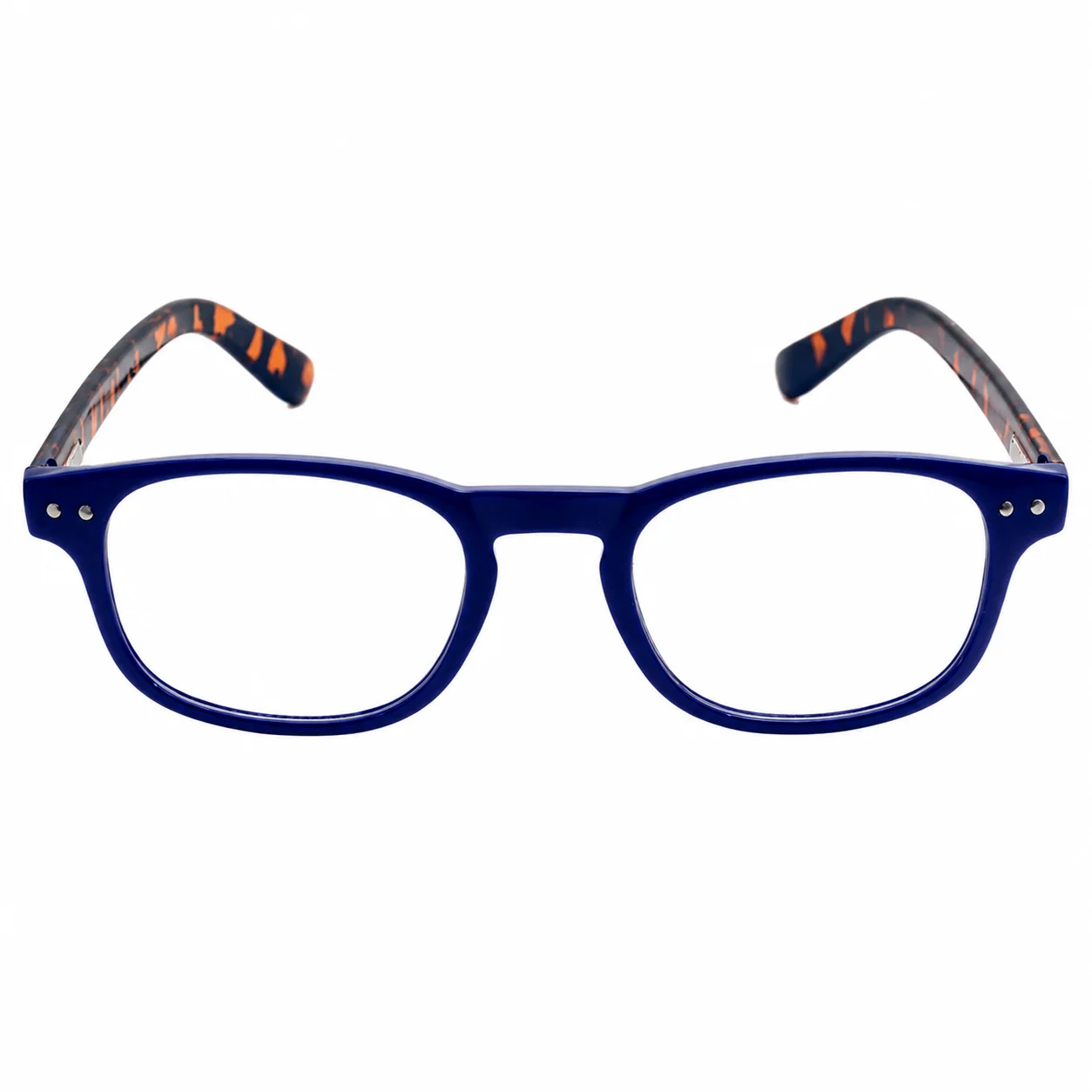 Φωτογραφία προϊόντος: Frog Optical Γυαλιά Πρεσβυωπίας F127 σε Διχρωμία Μπλε και Animal Print Βραχίονες +3.50