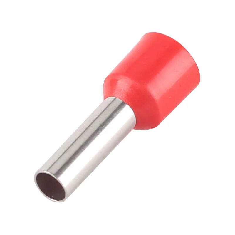 Φωτογραφία προϊόντος: OEM VE1008 Pre-Insulated Terminals BrassTube 1000pcs Red