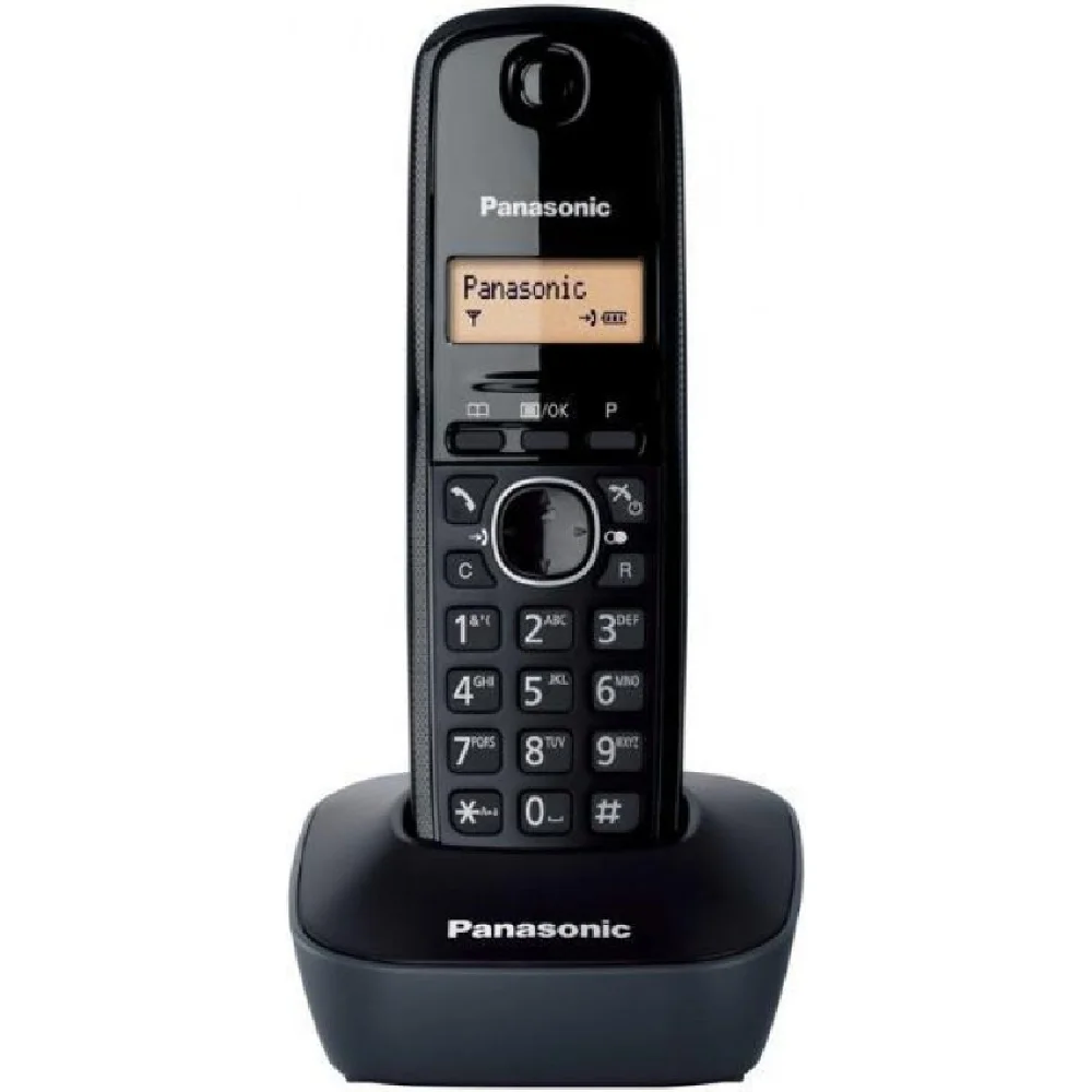 Φωτογραφία προϊόντος: ΤΗΛΕΦΩΝΟ ΑΣΥΡΜΑΤΟ PANASONIC KX-TG1611 GRH/JTH BLACK