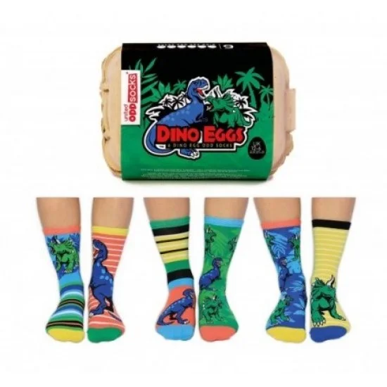Φωτογραφία προϊόντος: United OddSocks 'Dino Eggs' Παιδικές Κάλτσες 6 Διαφορετικά Σχέδια (No 30.5-38.5)