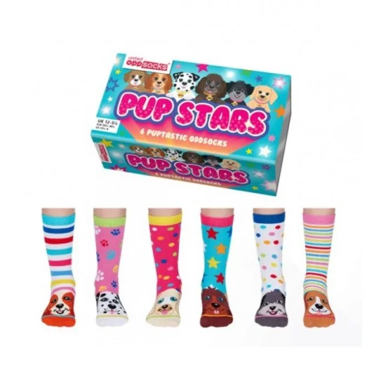 Φωτογραφία προϊόντος: United OddSocks 'Pup Stars' Παιδικές Κάλτσες 6 Διαφορετικά Σχέδια (No 30.5-38.5)