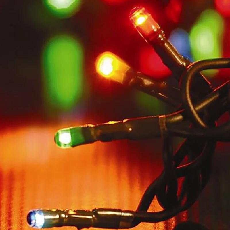Φωτογραφία προϊόντος: OEM 180 Led Με Πρόγραμμα Πράσινο Καλώδιο Πολύχρωμο Led IP44 31V