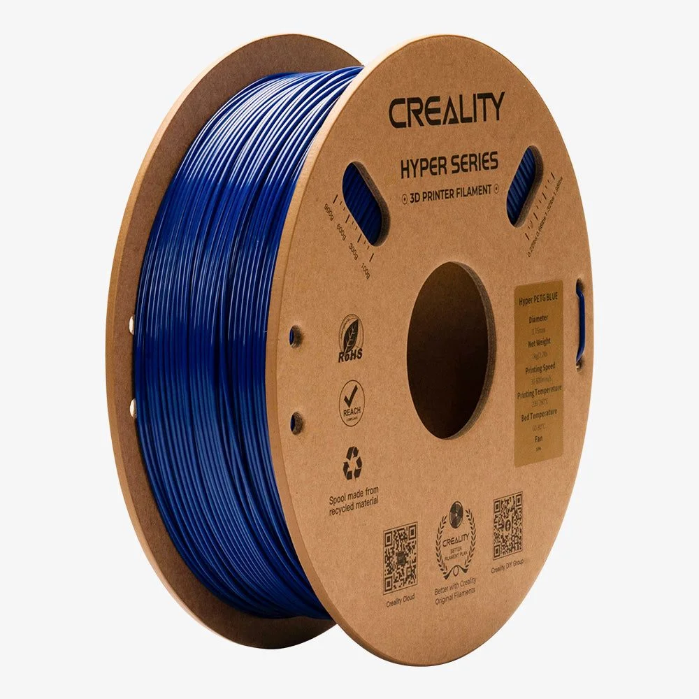 Φωτογραφία προϊόντος: Creality Hyper-PETG Blue 3D Printer Filament, fast print, chemical sunlight resist. 1kg 1.77