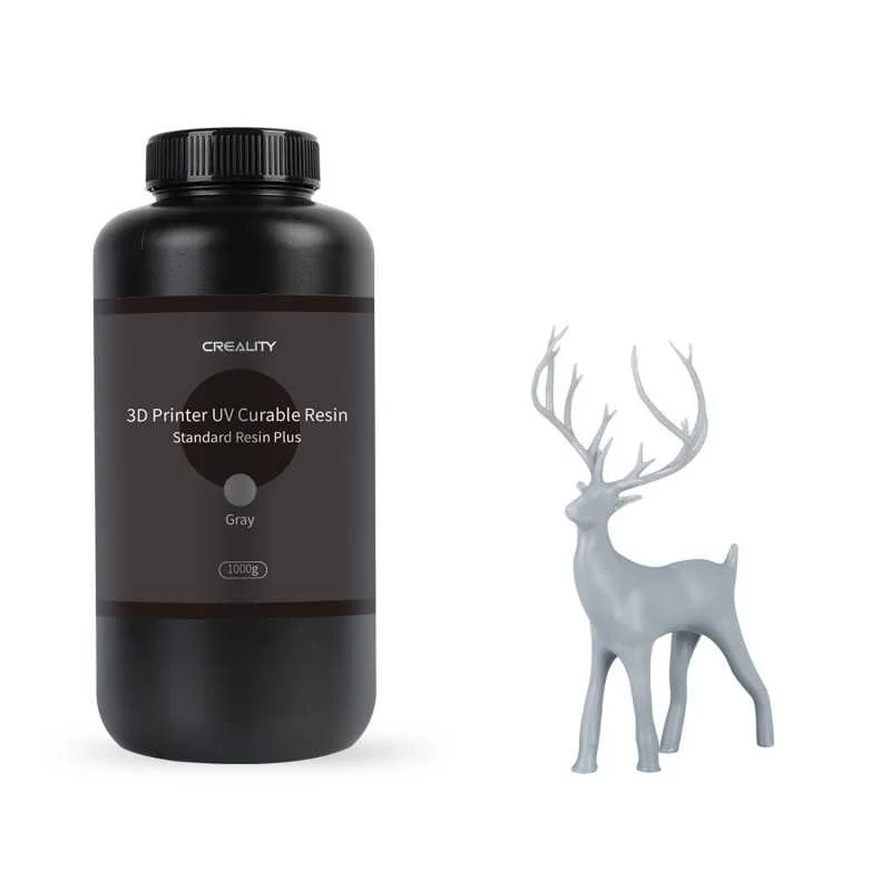 Φωτογραφία προϊόντος: CREALITY Resin Plus Grey, 1kg Standard Rigid Resin Plus for 3D Printers gray 3302020089