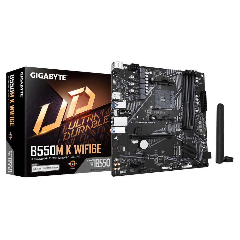 Φωτογραφία προϊόντος: GIGABYTE MOTHERBOARD B550M K WF6E, AM4, MATX