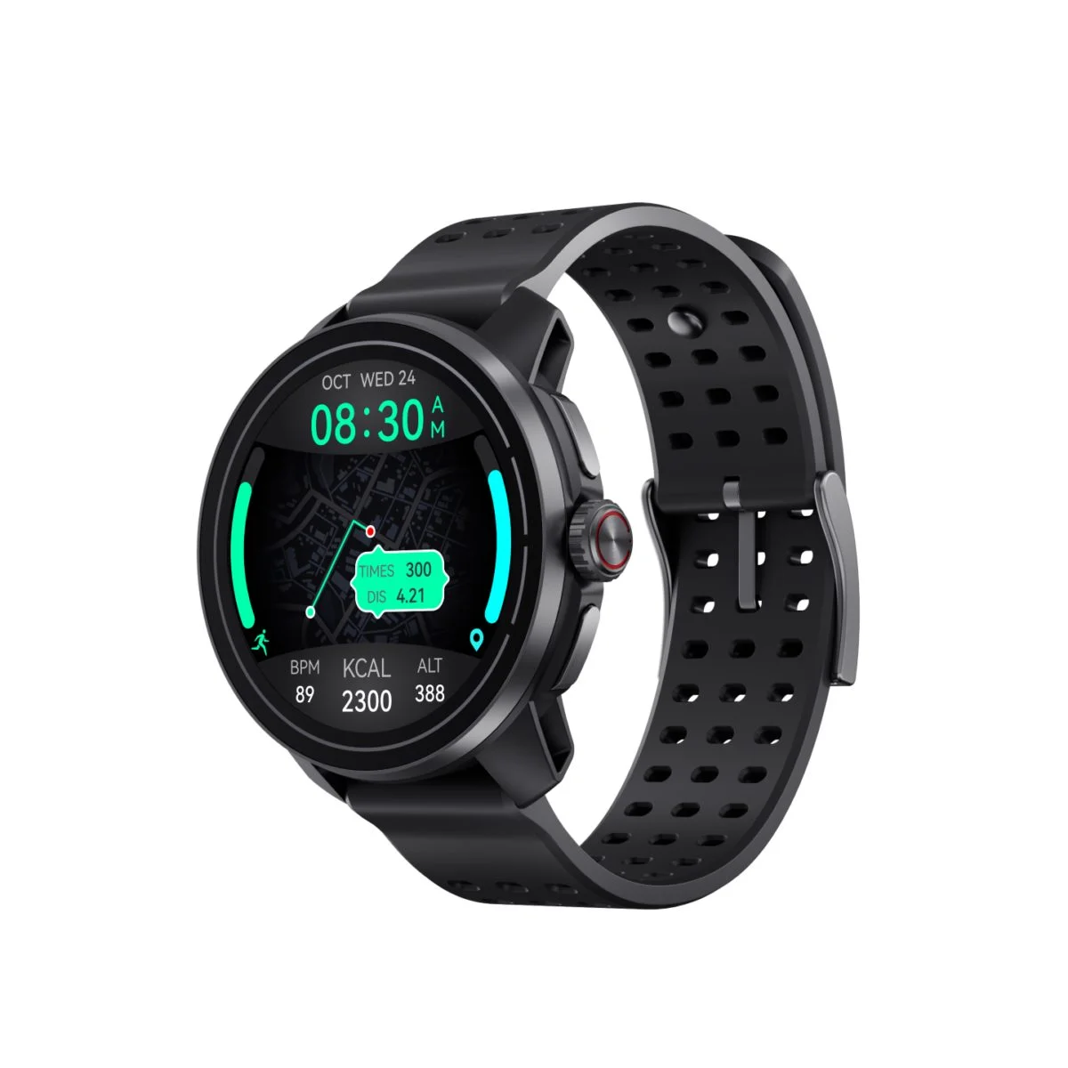 Φωτογραφία προϊόντος: QCY Track S10 Watch Black 1,43 AMOLED HD Dual Band 6 Sat GPS, Gyroscope Geomagnetometer