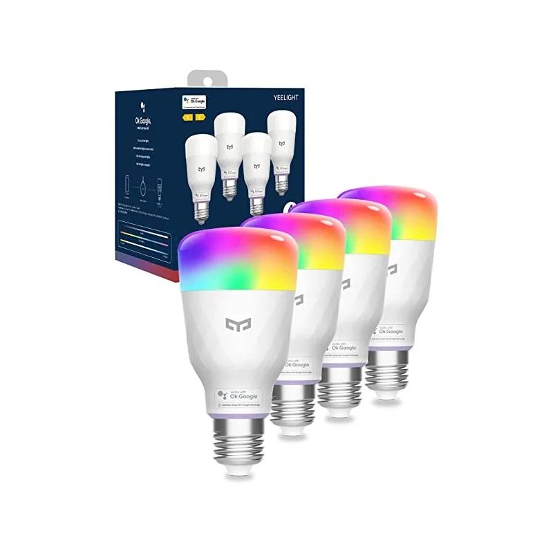 Φωτογραφία προϊόντος: Yeelight YLQPD-0011 Smart LED Bulb W4 Lite Multicolor-4 Pack