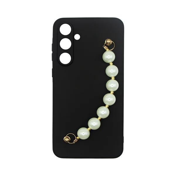 Φωτογραφία προϊόντος: Vivid Silicone Case Pearl Chain Samsung Galaxy A55 5G Black