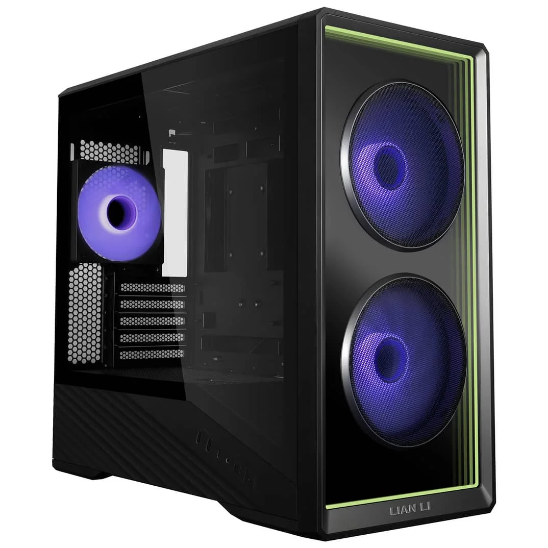 Φωτογραφία προϊόντος: Lian Li Vector V150 Black - w/ 3 x ARGB Fans + Hub - Infinity Mirror - Micro-ATX, Mini-ITX PC Case