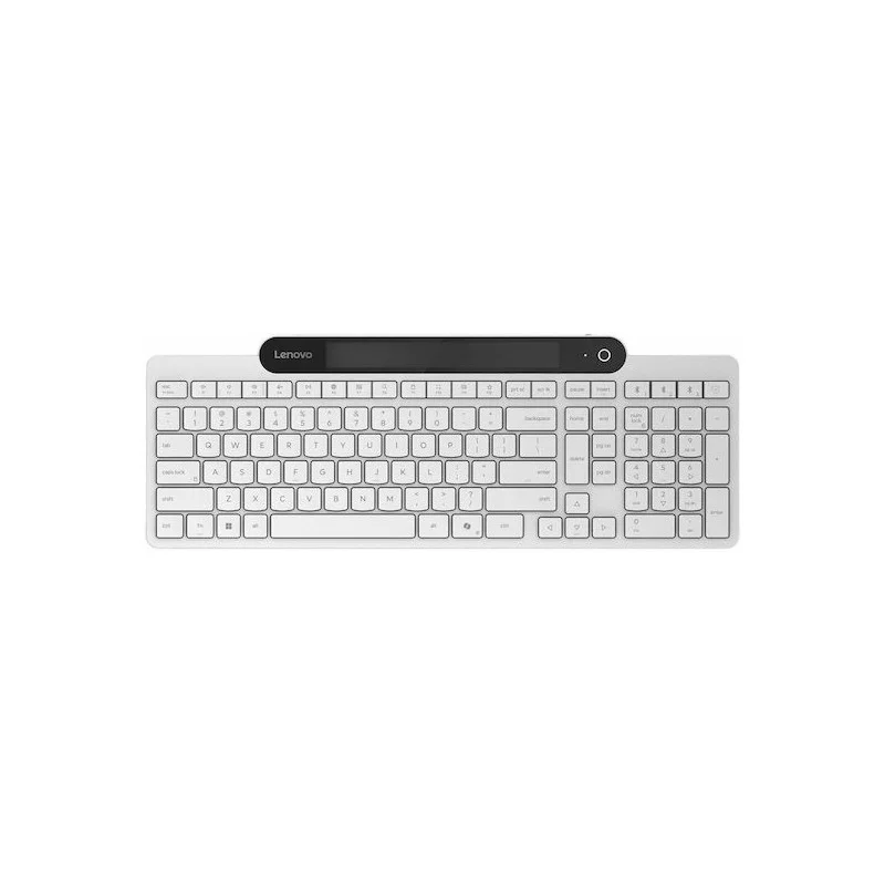 Φωτογραφία προϊόντος: Lenovo 800 Self-Charging Bluetooth Keyboard-Greek 319 White