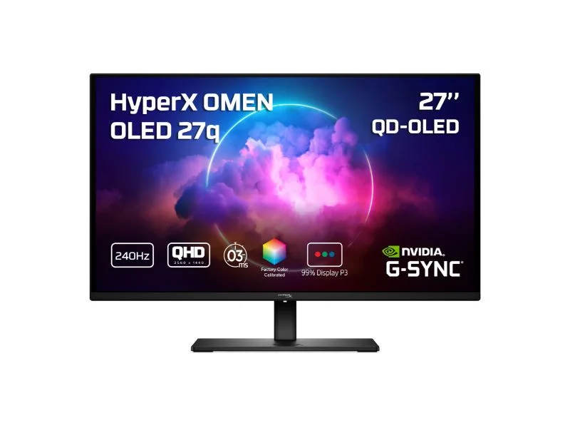 Φωτογραφία προϊόντος: Monitor HP HyperX OMEN 27q CH0R2E9 QHD QLED 240Hz 1MS 27''