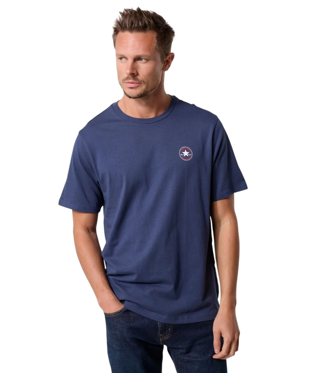 Φωτογραφία προϊόντος: Converse - Ανδρικό T‑shirt Chuck Print Tee Standar Fit CVM5T565-410 Μπλε Ναυτικό