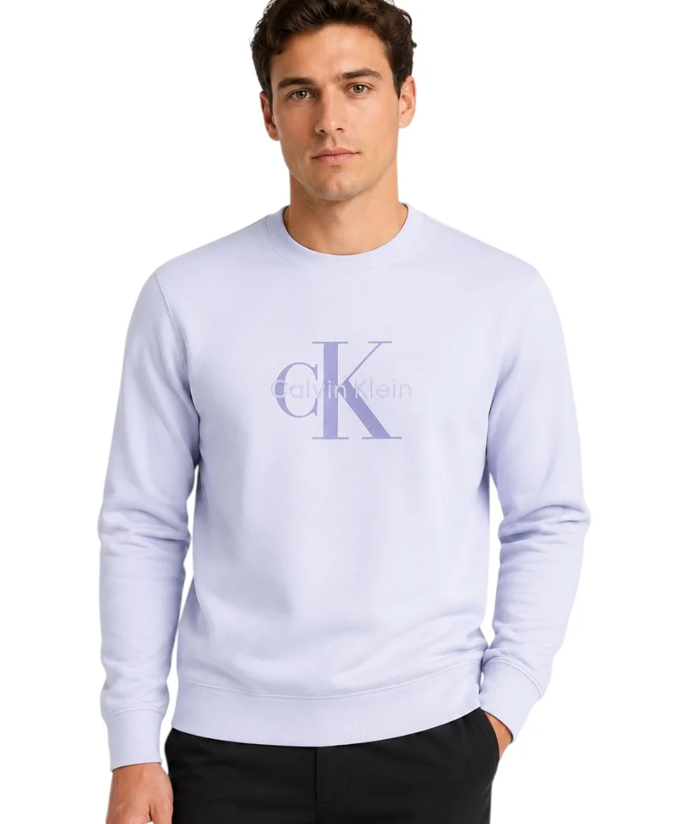 Φωτογραφία προϊόντος: Calvin Klein - Ανδρική Μακρυμάνική Πουλόβερ Non-Brushed LV04RG278G-TKF Μωβ
