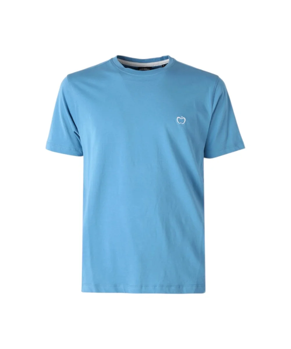 Φωτογραφία προϊόντος: Baci & Abbracci - Ανδρικό T-shirt Crew Neck with Logo BAM3381-OCEANO Γαλάζιο