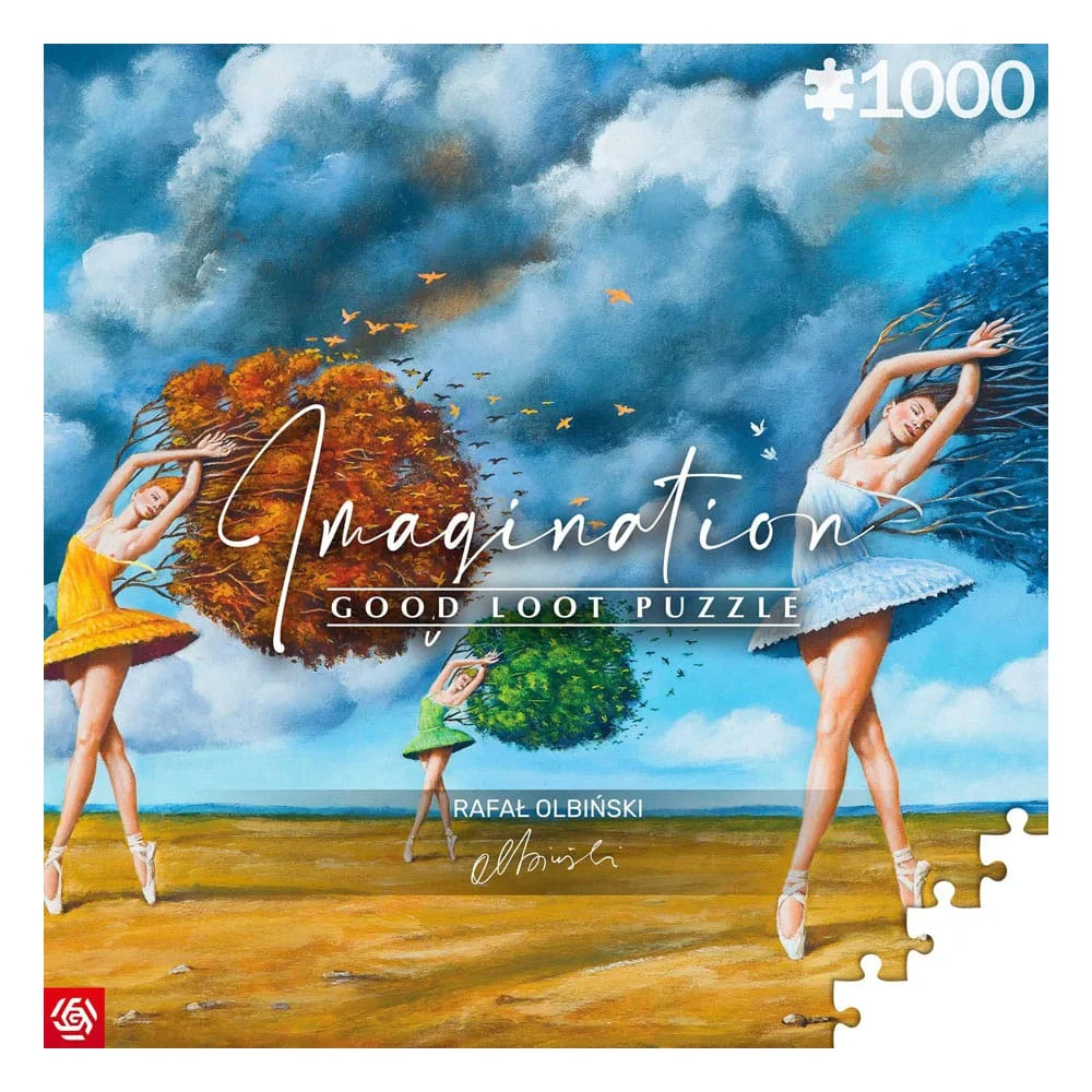 Φωτογραφία προϊόντος: Good Loot Rafal Olbinski Imagination Puzzle The Shape of Color Green (1000 pieces)