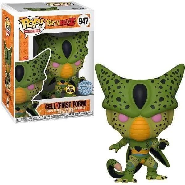 Φωτογραφία προϊόντος: Funko POP Animation Dragon Ball Z - Cell (First Form) GitD 947 Vinyl Figure Special Edition