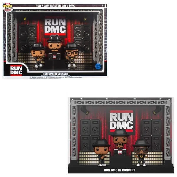 Φωτογραφία προϊόντος: Funko POP Deluxe Moment Run DMC in Concert - Run, Jam Master Jay & DMC 01 Vinyl Figures Special Edition