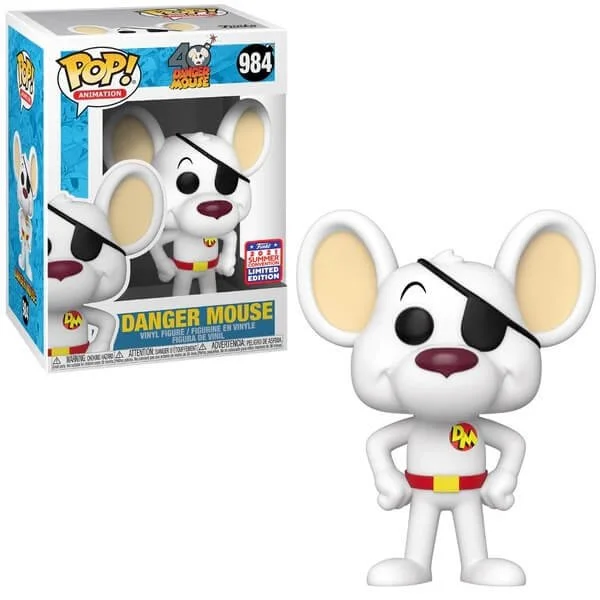 Φωτογραφία προϊόντος: Funko POP Animation 40th Danger Mouse - Danger Mouse 984 Vinyl Figure 2021 Summer Convention Exclusive