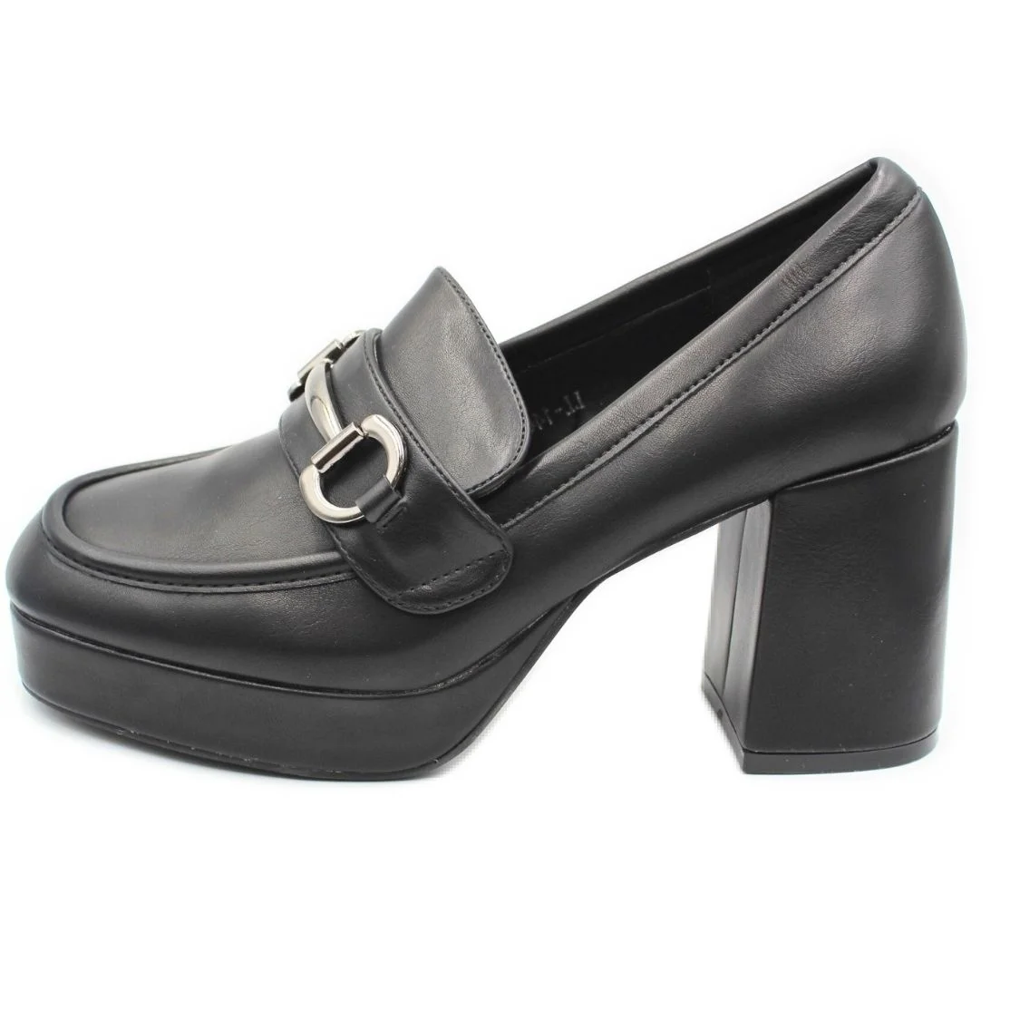 Φωτογραφία προϊόντος: PLATO Γυναικείες Loafers Γόβες με Ψηλό Τακούνι και Φιάπα