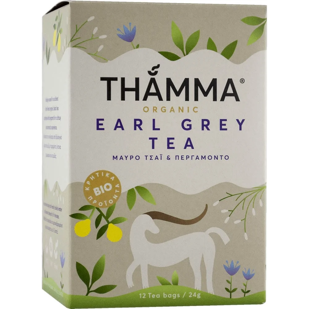 Φωτογραφία προϊόντος: Τσάι Earl Grey (12x2g) 24g Thamma Bio - 221030382 Βιολογικό προϊόν