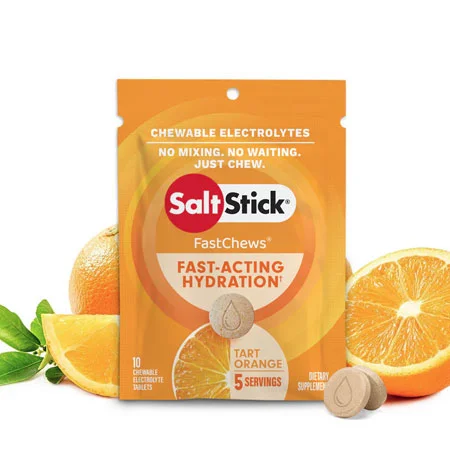 Φωτογραφία προϊόντος: Saltstick FastChews 10 chewable tablets Tart Orange SaltStick