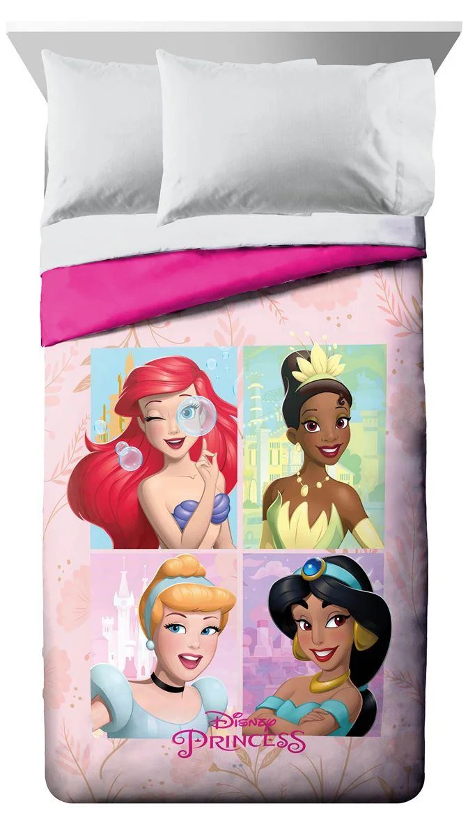 Φωτογραφία προϊόντος: DIMcol Πάπλωμα Disney Home Princess 46 160X240 Coral 100% Microfiber