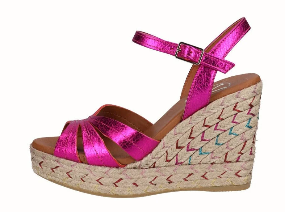 Φωτογραφία προϊόντος: Viguera Shoes Γυναικείες Εσπαντρίγιες Viguera 2046 σε Φούξια Μεταλλικό χρώμα