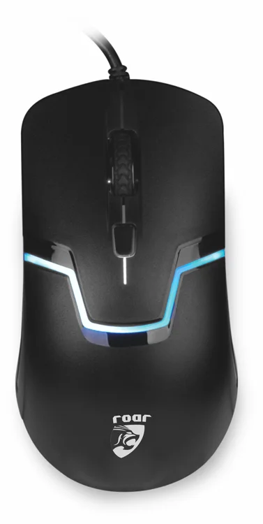 Φωτογραφία προϊόντος: ROAR ενσύρματο gaming ποντίκι RR-0006, oπτικό, 1600DPI, 4 πλήκτρα, μαύρο