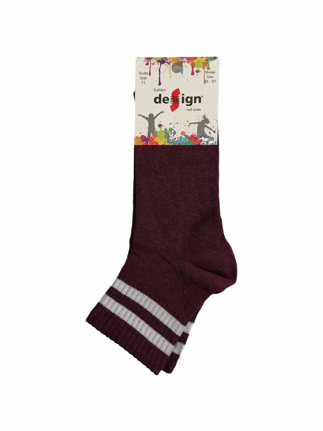 Φωτογραφία προϊόντος: Design Socks ΠΑΙΔΙΚΗ ΚΑΛΤΣΑ ΗΜΙΚΟΝΤΗ ΓΙΑ ΚΟΡΙΤΣΙ DESIGN 5111-4 - WINE