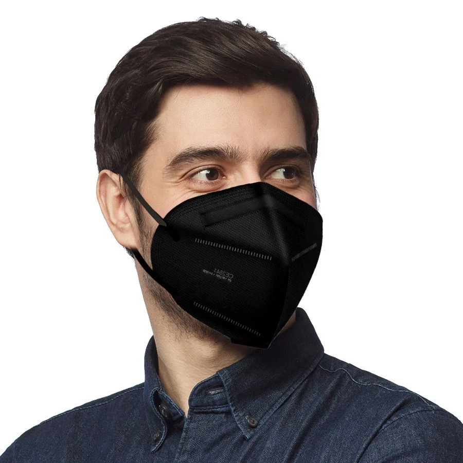 Φωτογραφία προϊόντος: Famex Larisa Face Cover Μάσκα Προστασίας FFP2 σε Μαύρο χρώμα 20τμχ