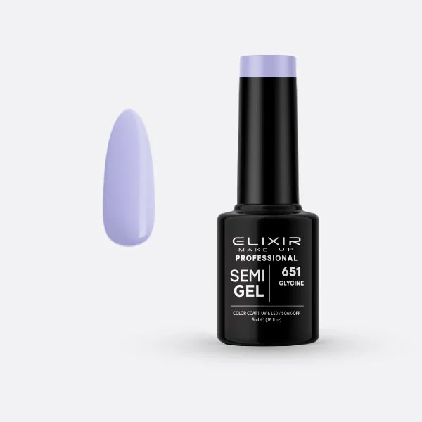 Φωτογραφία προϊόντος: Elixir Ημιμόνιμο βερνίκι 5ml 651 (Glycine)