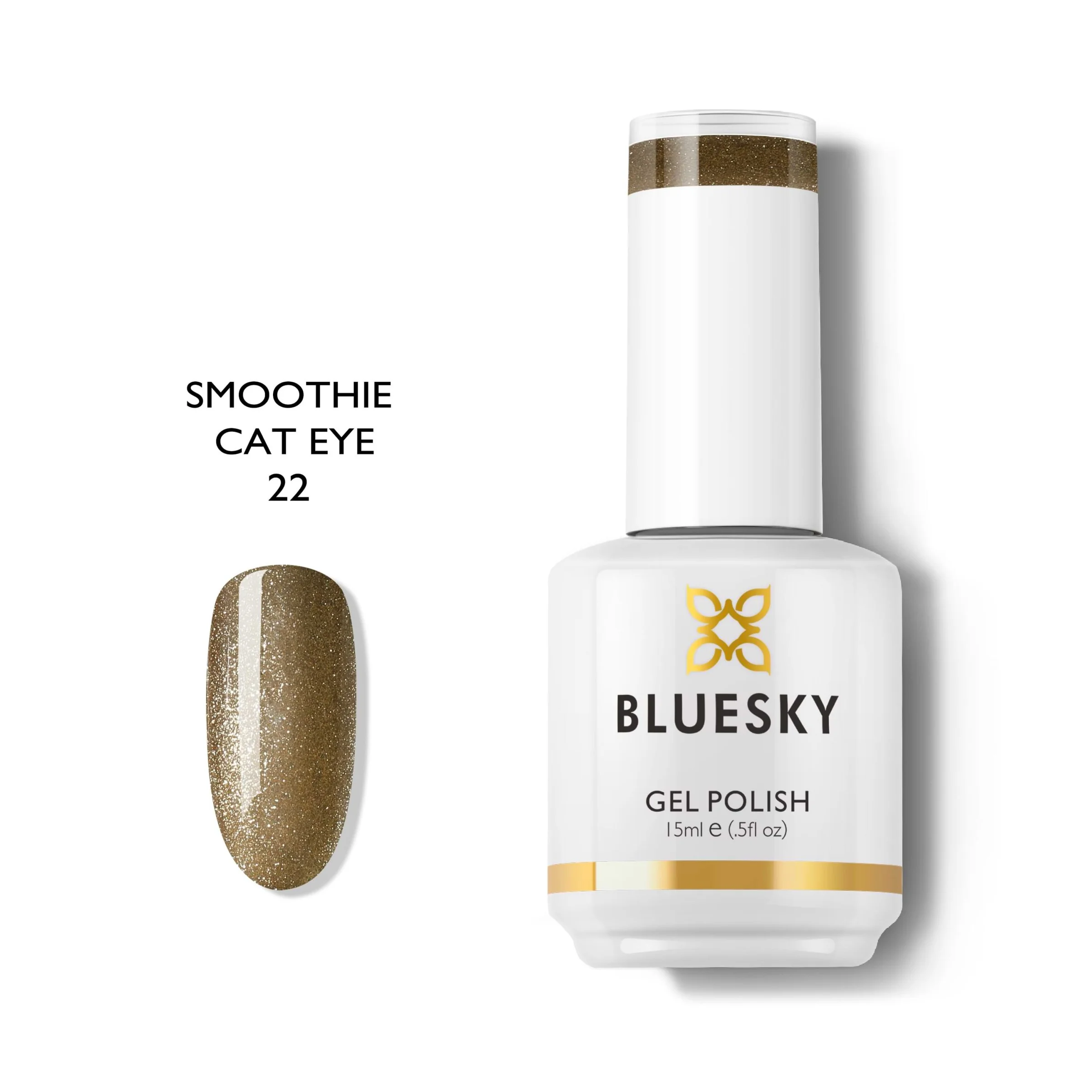 Φωτογραφία προϊόντος: Bluesky Gel Polish Smoothie Cat Eye 22 15ml