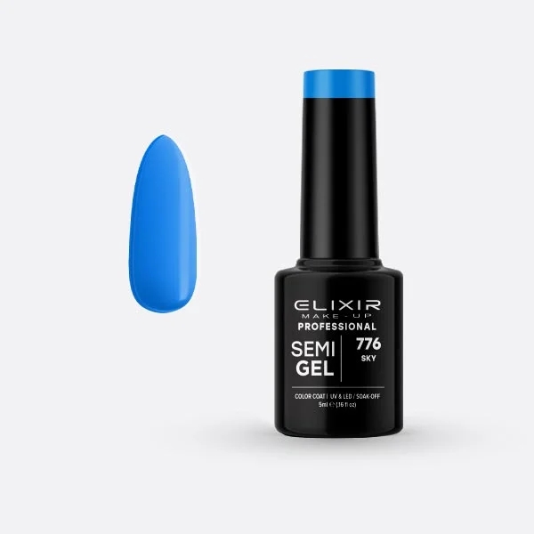 Φωτογραφία προϊόντος: Elixir Ημιμόνιμο βερνίκι 5ml 776 (Sky)