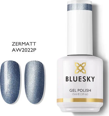 Φωτογραφία προϊόντος: Ημιμόνιμο Βερνίκι Bluesky Uv Gel Polish Fall With Me Zermatt AW2022P 15ml