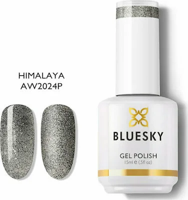 Φωτογραφία προϊόντος: Ημιμόνιμο Βερνίκι Bluesky Uv Gel Polish Fall With Me Himalaya AW2024P 15ml