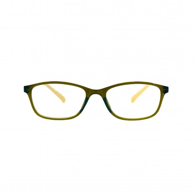 Φωτογραφία προϊόντος: Frog Optical Γυαλιά Πρεσβυωπίας F326 με Λαδί Μετώπη και Μπεζ Βραχίονες +3.50