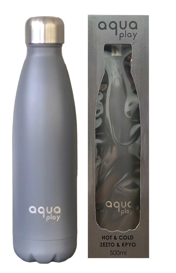 Φωτογραφία προϊόντος: Μπουκάλι Θερμός 500 ml AquaPlay Ανθρακί