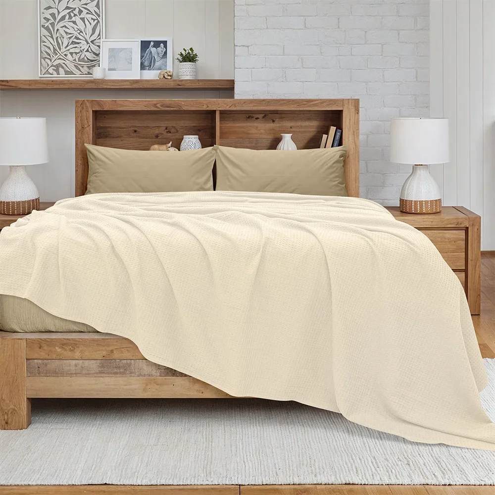Φωτογραφία προϊόντος: LinoHome LINO Κουβέρτα King Size (240x260) Πικέ Cocoon Εκρού