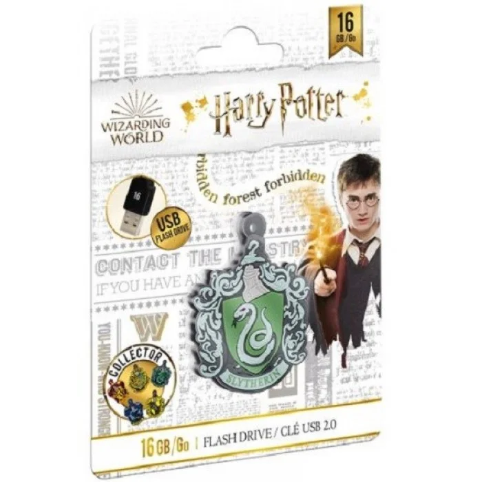 Φωτογραφία προϊόντος: Emtec Flash USB 2.0 Collector Harry Potter Slytherin 16GB - ECMMD16GHPC02